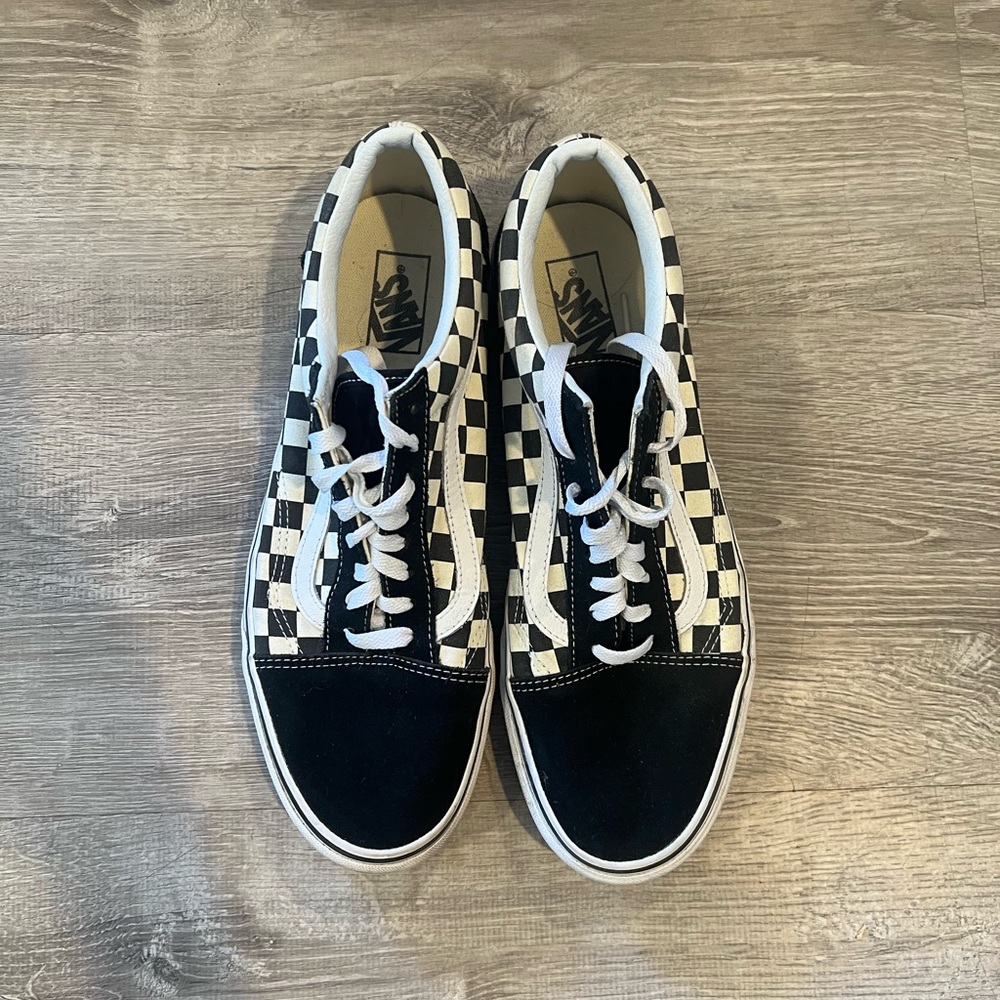 Vans Old Skool Primary Check Shoe Size 12